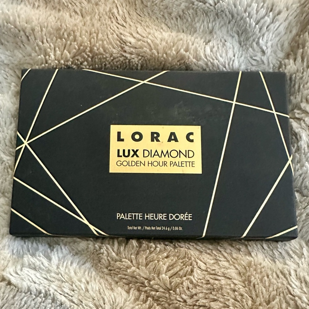 LORAC Shimmering Gold Pink Brown Neutral Eyeshadow Highlighting Palette RARE NIB - Picture 7 of 9